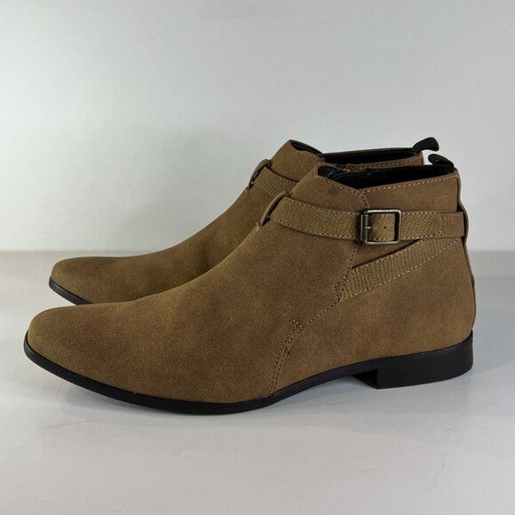 Topman Faux Suede Leather Boots - Picture 3 of 8